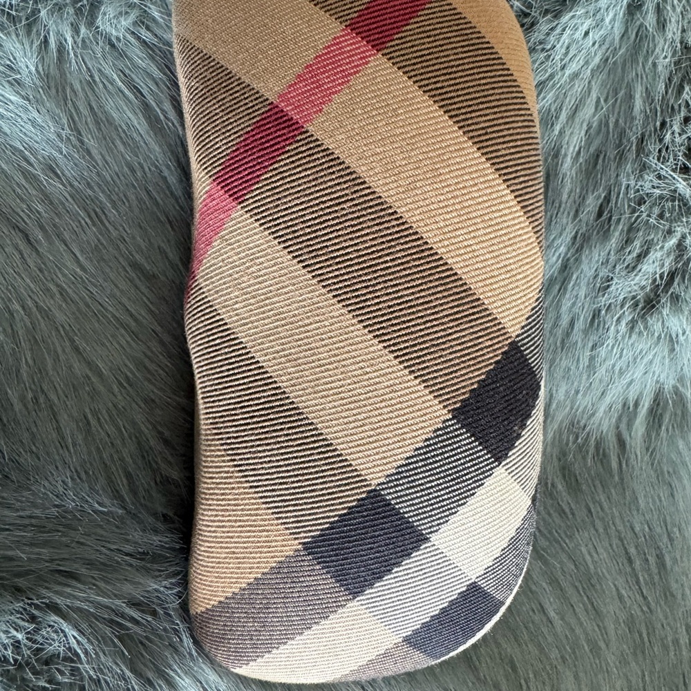 Burberry Checkered Sunglasses Case